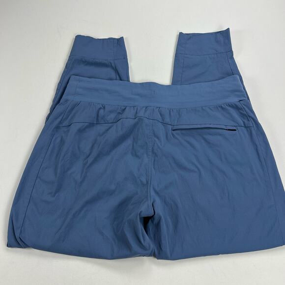 Athleta Trekkie North Jogger Pants Dusty Blue Active Athleisure Size 12 - Picture 13 of 16